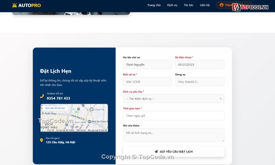 Website giới thiệu,Web giới thiệu,Web dịch vụ